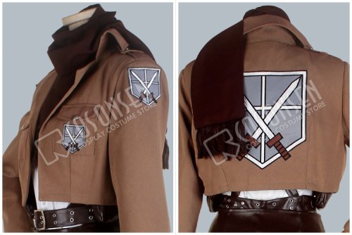他の写真3: 進撃の巨人 ミカサ・アッカーマン　訓練兵団　刺繍版　コスプレ衣装