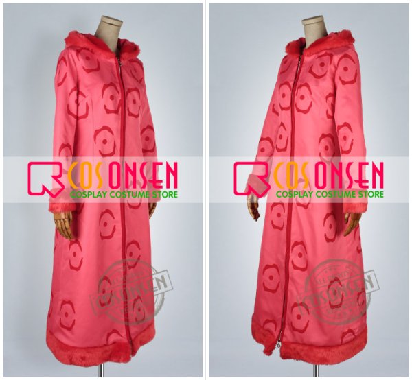 画像3: ONE PIECE　ワンピース　ニコ・ロビン パンクハザード ピンクコート　コスプレ衣装