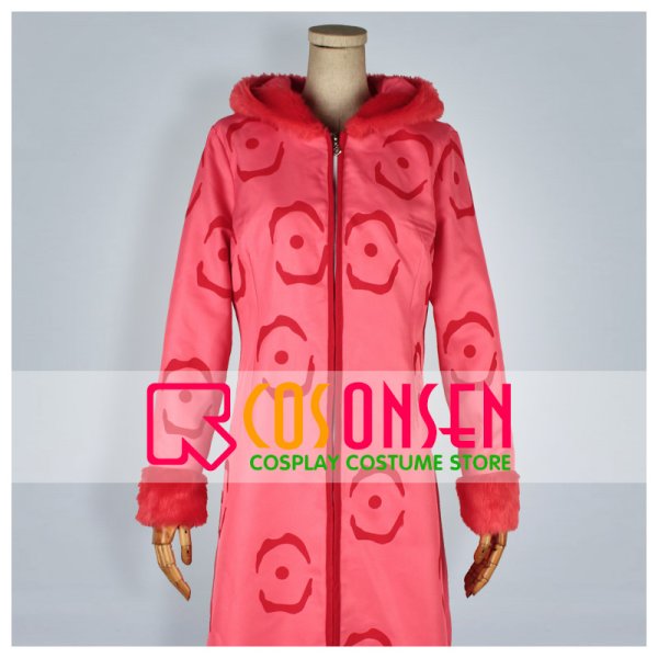画像1: ONE PIECE　ワンピース　ニコ・ロビン パンクハザード ピンクコート　コスプレ衣装