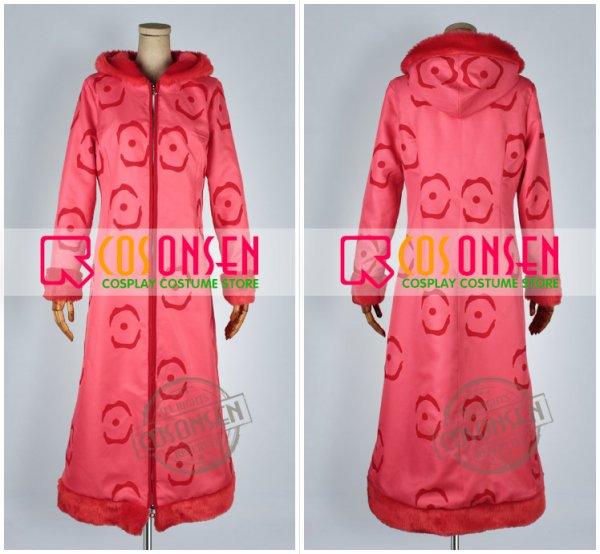 画像2: ONE PIECE　ワンピース　ニコ・ロビン パンクハザード ピンクコート　コスプレ衣装