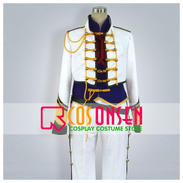画像1: コードギアス　反逆のルルーシュ　スザク騎士服　コスプレ衣装