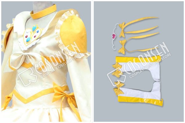 画像4: スイートプリキュア　調辺アコ(キュアミューズ)　コスプレ衣装