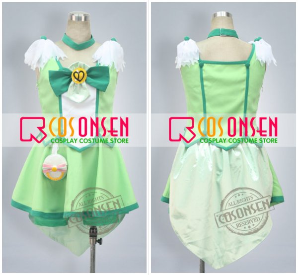 画像2: スマイルプリキュア!　緑川なお(キュアマーチ)　コスプレ衣装