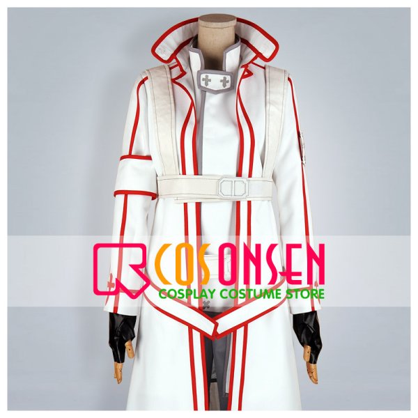 画像1: ソードアート・オンライン SAO キリト 血盟騎士団 コスプレ衣装