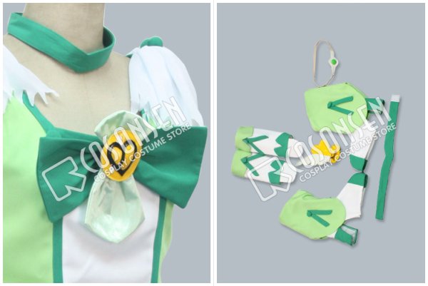 画像4: スマイルプリキュア!　緑川なお(キュアマーチ)　コスプレ衣装