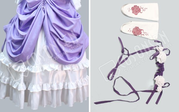 画像5: GOSICK -ゴシック- ヴィクトリカ・ド・ブロワ 礼服 紫色 コスプレ衣装