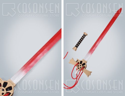 他の写真2: 終わりのセラフ　百夜ミカエラ　剣　コスプレ道具　血色 110cm