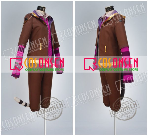 夢王国と眠れる100人の王子様 不思議の国 チェシャ猫 コスプレ衣装