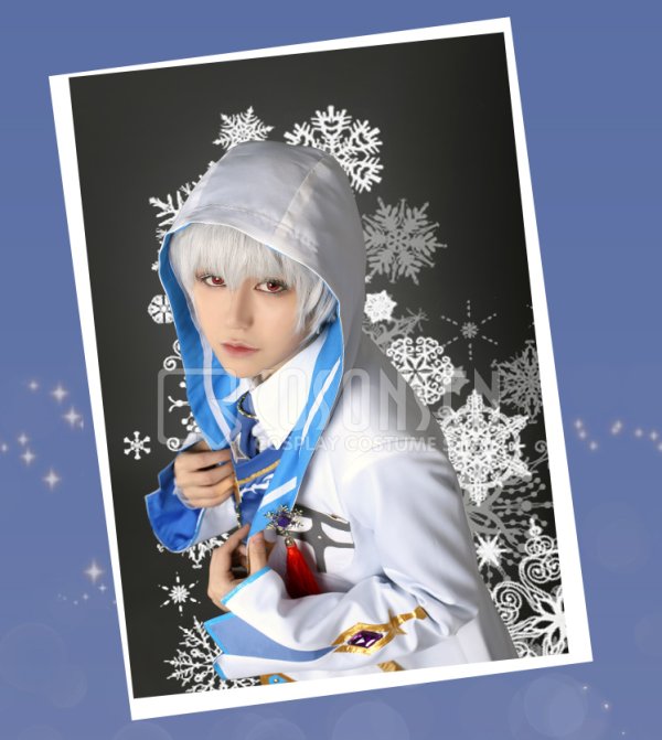 画像4: 夢王国と眠れる100人の王子様 雪の国 グレイシア コスプレ衣装