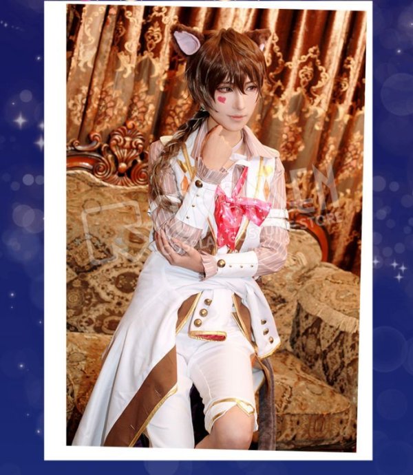 画像3: 夢王国と眠れる100人の王子様 チェシャ猫(太陽覚醒) コスプレ衣装