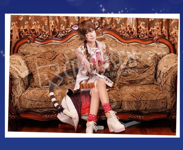 画像4: 夢王国と眠れる100人の王子様 チェシャ猫(太陽覚醒) コスプレ衣装