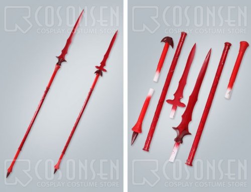 他の写真2: Fate/Grand Order FGO　スカサハ(Scathach)　Lancer　コスプレ道具　双槍武器　長200cm+短170cm