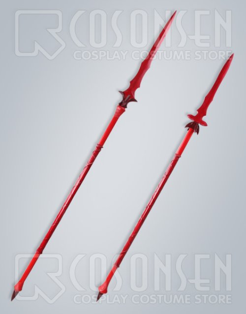 他の写真1: Fate/Grand Order FGO　スカサハ(Scathach)　Lancer　コスプレ道具　双槍武器　長200cm+短170cm