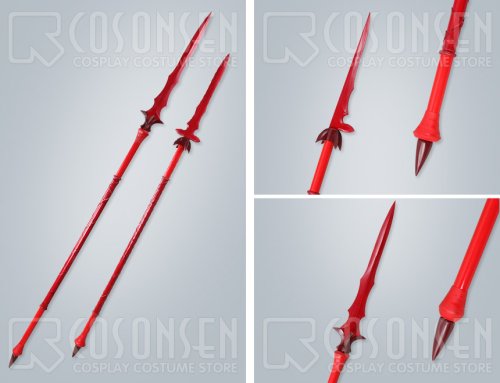 他の写真3: Fate/Grand Order FGO　スカサハ(Scathach)　Lancer　コスプレ道具　双槍武器　長200cm+短170cm