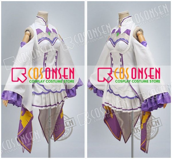 Re:ゼロから始める異世界生活 エミリア コスプレ衣装