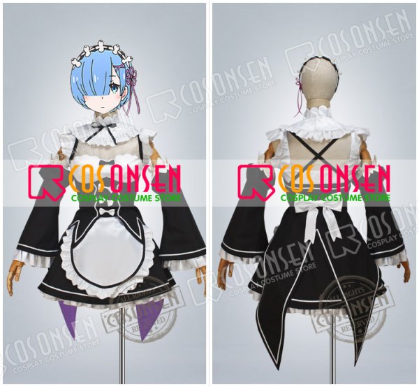 Re:ゼロから始める異世界生活 レム ラム コスプレ衣装