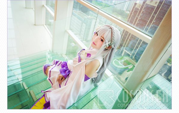 Re:ゼロから始める異世界生活 エミリア コスプレ衣装