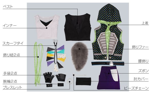 画像6: B-PROJECT THRIVE 金城剛士 コスプレ衣装