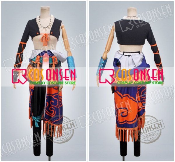 画像4: 一血卍傑-ONLINE- スサノヲ コスプレ衣装 防具付き