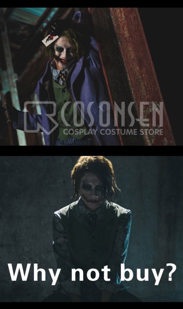 画像12: バットマン ダークナイト Joker ジョーカー コスプレ衣装 ブレザーなし