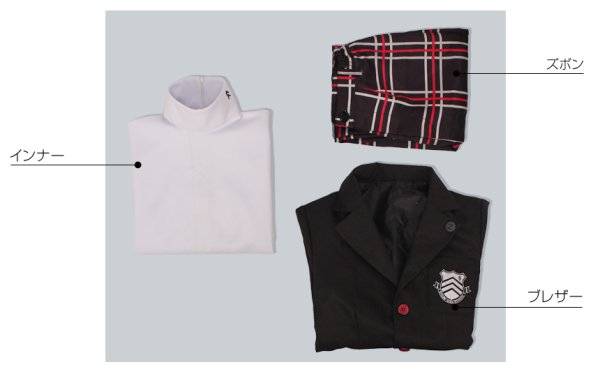 画像6: PERSONA5 the Animation THE DAY BREAKERS ペルソナ5 主人公 雨宮蓮 コスプレ衣装