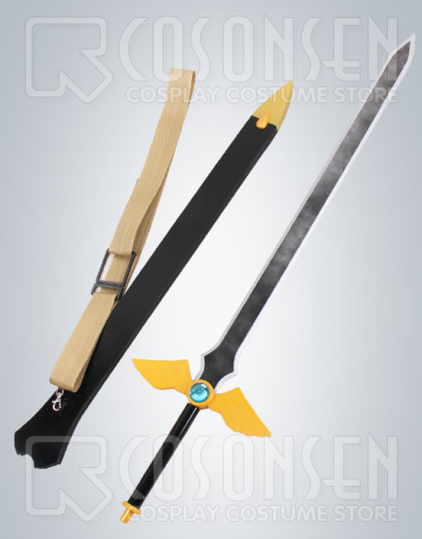 画像1: まおゆう魔王勇者 勇者 剣と鞘とショルダーベルト コスプレ道具 115cm