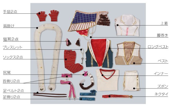 画像7: 夢王国と眠れる100人の王子様 夢100 SPチェシャ猫 太陽覚醒 コスプレ衣装