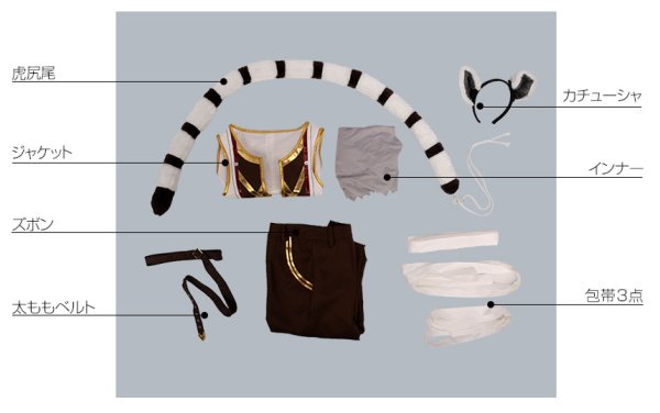 画像5: 【25％OFF】あんさんぶるスターズ あんスタ 拳闘の四獣 南雲鉄虎 コスプレ衣装