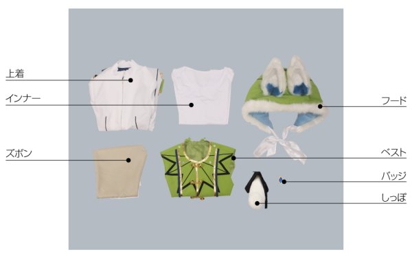 画像14: 【25%OFF】あんさんぶるスターズ あんスタ ホワイトイースター 青葉つむぎ コスプレ衣装