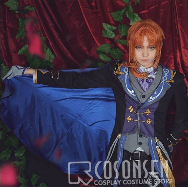 画像3: 【25%OFF】あんさんぶるスターズ あんスタ 追憶*モノクロのチェックメイト 月永レオ コスプレ衣装