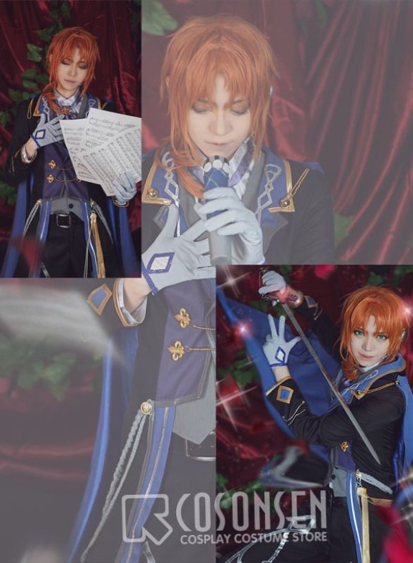 画像5: 【25%OFF】あんさんぶるスターズ あんスタ 追憶*モノクロのチェックメイト 月永レオ コスプレ衣装