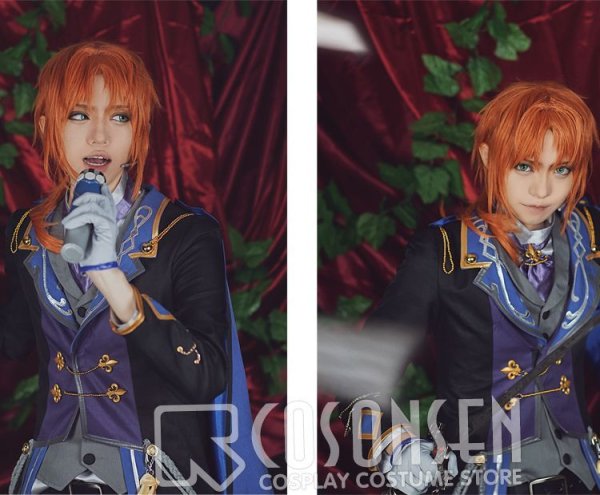 画像4: 【25%OFF】あんさんぶるスターズ あんスタ 追憶*モノクロのチェックメイト 月永レオ コスプレ衣装