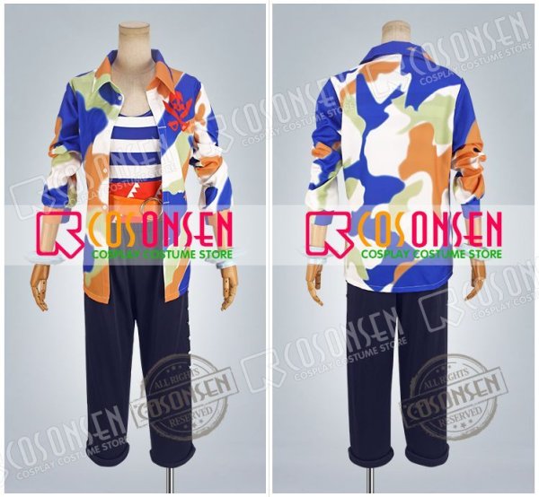 画像9: A3!(エースリー) 夏組 抜錨!スカイ海賊団 斑鳩三角 コスプレ衣装