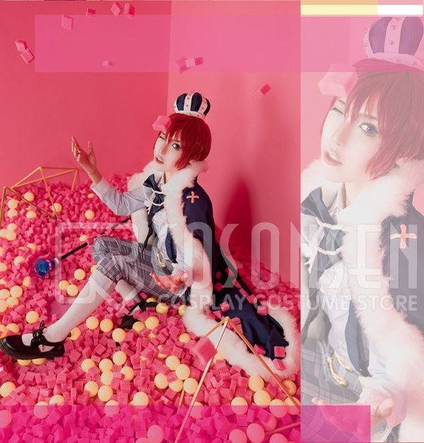 画像5: 【25%OFF】あんさんぶるスターズ あんスタ スカウト!ちいさな王さま 甘味の王さま 朱桜司 王さま衣装 コスプレ衣装