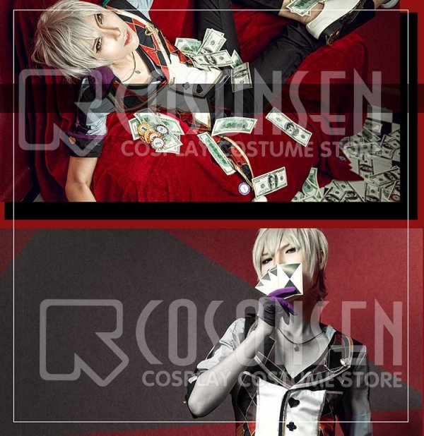 画像7: 【25%OFF】あんさんぶるスターズ あんスタ スカウト!カードバトラー フィールドの勝負師 大神晃牙 コスプレ衣装