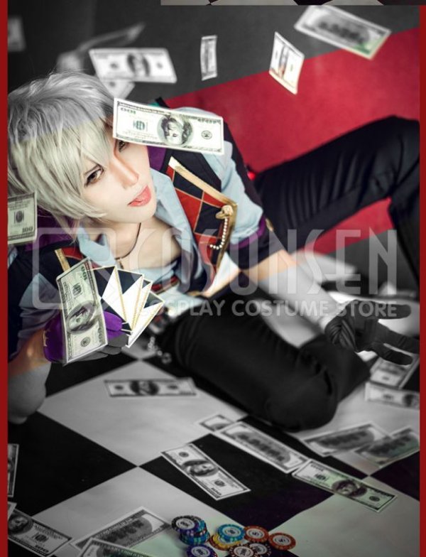 画像8: 【25%OFF】あんさんぶるスターズ あんスタ スカウト!カードバトラー フィールドの勝負師 大神晃牙 コスプレ衣装