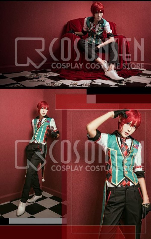 画像3: 【25%OFF】あんさんぶるスターズ あんスタ スカウト!カードバトラー 朱桜司 コスプレ衣装