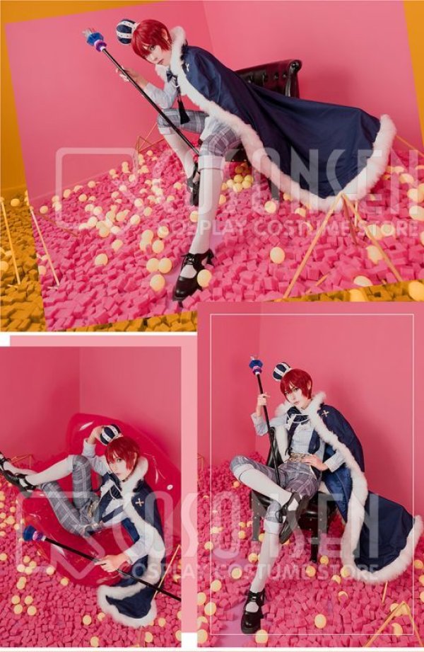 画像3: 【25%OFF】あんさんぶるスターズ あんスタ スカウト!ちいさな王さま 甘味の王さま 朱桜司 王さま衣装 コスプレ衣装