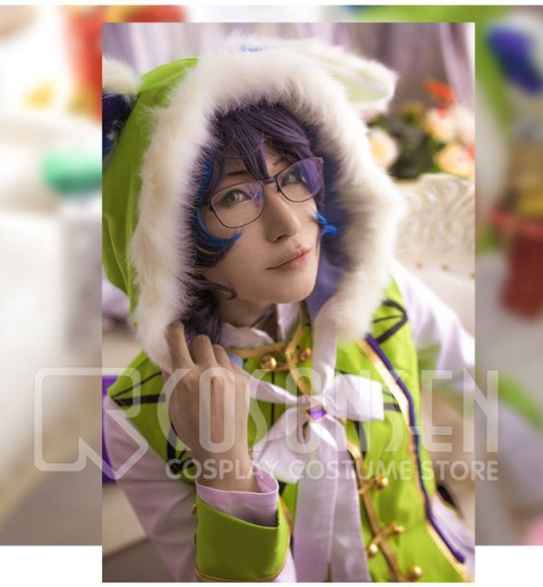 画像3: 【25%OFF】あんさんぶるスターズ あんスタ ホワイトイースター 青葉つむぎ コスプレ衣装