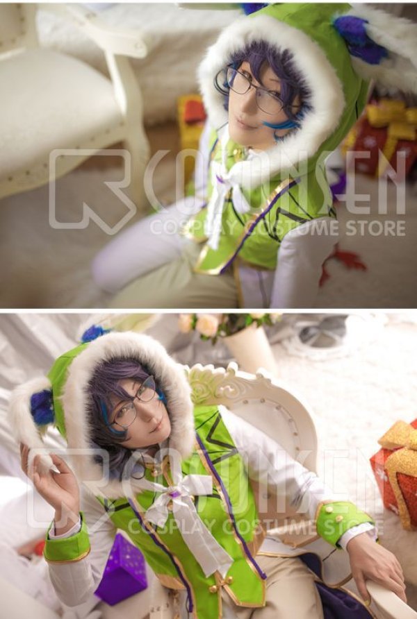 画像6: 【25%OFF】あんさんぶるスターズ あんスタ ホワイトイースター 青葉つむぎ コスプレ衣装