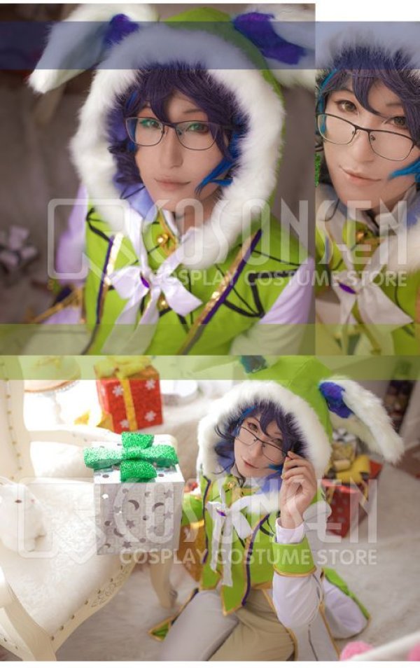 画像5: 【25%OFF】あんさんぶるスターズ あんスタ ホワイトイースター 青葉つむぎ コスプレ衣装