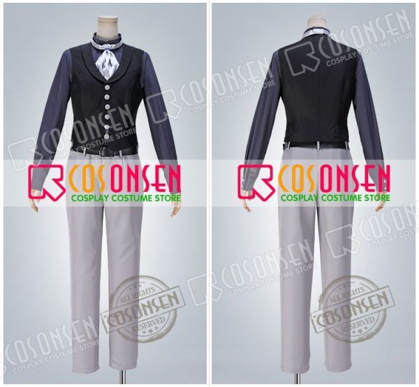 画像4: 【25%OFF】あんさんぶるスターズ あんスタ 追憶*モノクロのチェックメイト 天祥院英智 青葉つむぎ コスプレ衣装