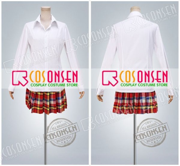 画像4: ダンガンロンパ 希望の学園と絶望の高校生 江ノ島盾子  コスプレ衣装