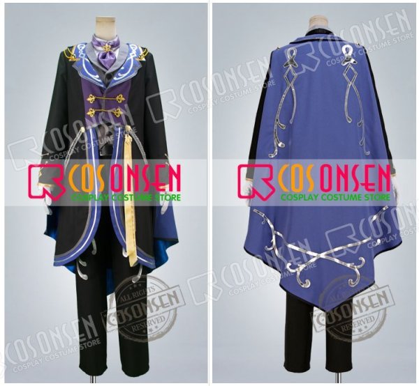 画像7: 【25%OFF】あんさんぶるスターズ あんスタ 追憶*モノクロのチェックメイト 月永レオ コスプレ衣装