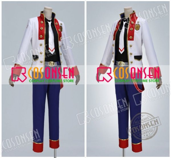 画像8: 【25%OFF】あんさんぶるスターズ あんスタ 金色の風*励ましのウィッシングライブ 蓮巳敬人 鳴上嵐 羽風薫 コスプレ衣装