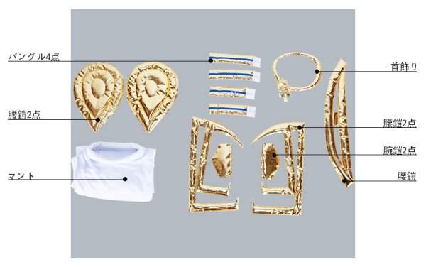 画像11: 【25%OFF】Fate/Grand Order FGO オジマンディアス コスプレ衣装 第2再臨