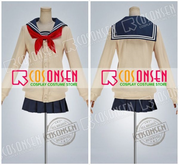 画像10: 僕のヒーローアカデミア 渡我被身子 制服 セーラー服 コスプレ衣装