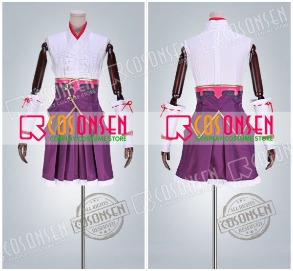 画像12: 【25%OFF】Fate/Grand Order FGO 霊基再臨 第一段階 アサシン 刑部姫 コスプレ衣装