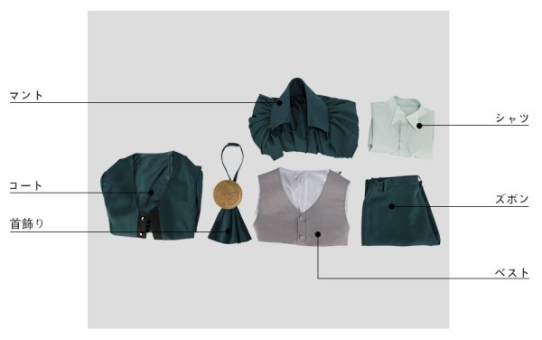 画像18: 【25%OFF】Fate/Grand Order FGO  巌窟王 エドモン・ダンテス コスプレ衣装 第3再臨