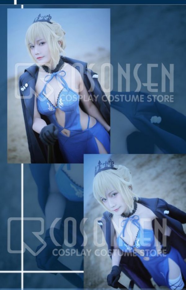 画像7: 【25％OFF】Fate/Grand Order FGO アルトリア・ペンドラゴン オルタ コスプレ衣装 第3再臨